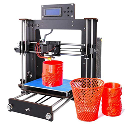 Impresora 3D, GUCOCO Mejorar Prusa I3 Pantalla LCD de bricolaje Auto-ensamblaje de Kit de impresoras 3D de escritorio con filamento ABS/PLA de 1.75 mm características