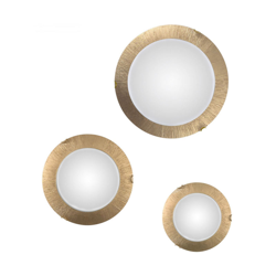 Lámpara de pared LED Moon Sun, oro, Ø 40 cm características