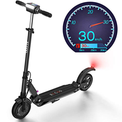 urbetter Patinete Eléctrico Plegable, 30 Km Alcance, 350W Motor Velocidad Máxima de 30 km/h, 8,5 Pulgadas Manillar Ajustable Scooter Electrico para Ad en oferta