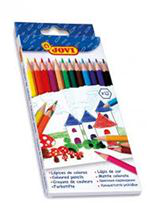 Jovi Estuche 12 lápices de madera de colores en oferta