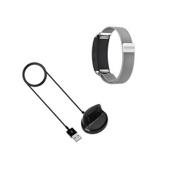 Kit Pulsera Milanese Loop Cierre Magnético + Cargador Usb Charger Samsung Gear Fit 2 Cinza características