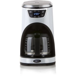 BORETTI B412 Cafetera programable - 1000W - 1.5 L: 12 tazas - Blanco en oferta