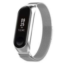 Pulsera Milanese Loop Cierre Magnético Xiaomi Mi Band 3 / 4 Silver en oferta