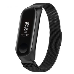 Pulsera Milanese Loop Cierre Magnético Xiaomi Mi Band 3 Negro en oferta