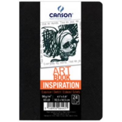 Pack 2 cuadernos de dibujo Canson Inspiration A6 Fino 96 g 24 h tierra/rojo