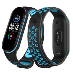 Xiaomi Mi Band 5 correa de silicona alta calidad negro y azul precio