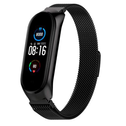 Correa / Pulsera en Metal Negro para Xiaomi Mi Band 5 características