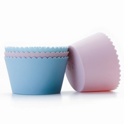 Ibili 4 moldes cupcake silicona