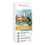 Tombow ABT- 18P rotulador Dual Brush Pen con dos puntas - 18 unidades en oferta