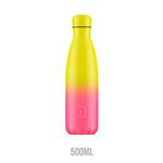 Botella Chilly's 500 ml gradient neón amarillo y rosa precio