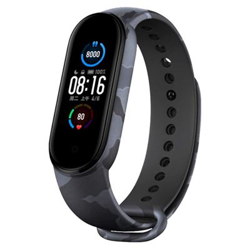 Xiaomi Mi Band 5 correa de silicona alta calidad camuflaje gris precio