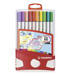 Estuche 20 colores Colorparade Stabilo Pen 68 brush premium en oferta