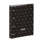 Carpeta de anillas Becool Skulls negro con recambio precio