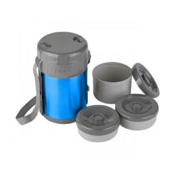 Fiambrera Ferrino Thermos Inox, 1.5l con 3 Contenedores características