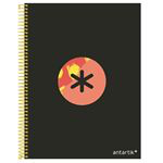 Cuaderno A4 Antartik Espiral Cuadriculado Negro precio