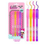 Set 4 bolígrafos de gel Lol Surprise colores surtidos características