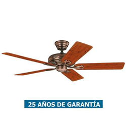 Ventilador de techo Hunter Savoy 24525 cereza gastada o caoba / bronce ámbar características