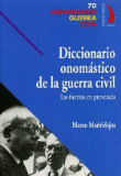 Diccionario onomástico de la guerra civil. Las fuerzas en presencia en oferta