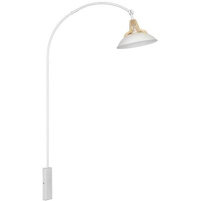 Lámpara de Pared Homemania Lilus Blanco 65x37x163cm