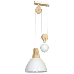 Lámpara de Suspensión Homemania Virgo Blanco 30x26x90cm precio