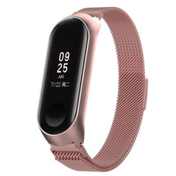 Pulsera Milanese Loop Cierre Magnético Xiaomi Mi Band 3 /4 Rosa Rose características