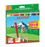 24 Lapices Alpino Wf 20+4