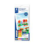 12 tubos pintura acuarela Staedtler colores variados en oferta