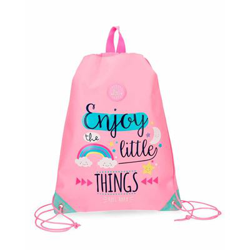 Gymsack Roll Road Little Things Mochila Rosa 42cm características