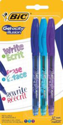 Set 3 bolígrafos Bic roller Gel-ocity Illusion precio