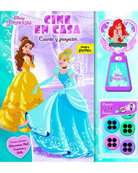 Princesas. Cine en casa: Cuento con proyector en oferta