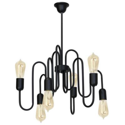 Lámpara de Suspensión Homemania Lynx Black Negro 53x53x61cm características