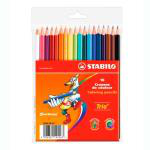 Pack 18 lápices de colores Stabilo Trio en oferta