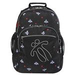 Mochila escolar Totto crayoles negro naves