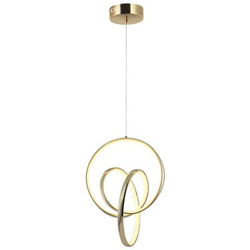 Lámpara de Suspensión Homemania Vegas Oro 29x32x120 cm en oferta