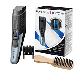 Remington B5 Style Series - Barbero, 17 Ajustes, Inalámbrico, Auntonomía de 60 min, Cepillo Barba, Negro y Plata, MB5001 en oferta