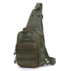 Wind Took Bolsa Bandolera Bolsa de Pecho Táctica Estilo Militar Bolso Bandolera de Hombre Bolso Cruzada Hombre Bolsa de Pecho Sling Bag Crossbody Para precio