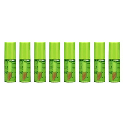 OUTEYE Lápiz Labial de Aloe Vera - 8 Piezas de lápiz Labial líquido de Larga duración con Brillo Labial de Aloe Vera, Cambio de Color hidratante