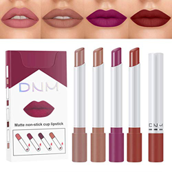 qoop Lápiz Labial 4PCS - Color Sensacional, Lápiz Labial Mate De Larga Duración, Cosméticos Labiales Hidratantes De Larga Duración A Prueba De Agua características