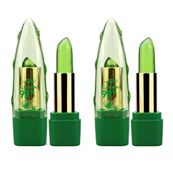 （2 pcs） Color Changing Aloe Vera Lipstick,Temperature Color Changing Lips, magic lipstick, Long-lasting Nourishing Lip Gloss with Aloe Vera características