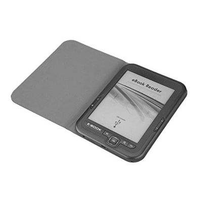 REFURBISHHOUSE Lector de Ebook de 6 Pulgadas y 4 GB E-Ink Capacitiva e Book Luz Eink Pantalla E-Book E-Ink E-Reader MP3 con Estuche, WMA PDF HTML