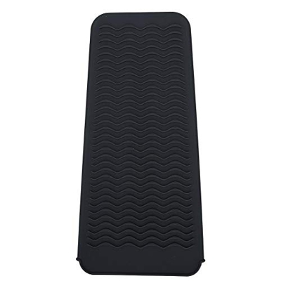 Longzhuo Funda para Plancha de Pelo Alfombrilla Antideslizante, Plancha de Pelo de Silicona Funda Resistente al Calor Bolsa Rizador de Pelo de Viaje A