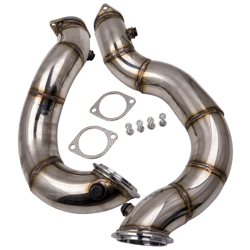 3 pulgadas DECAT Catless Twin Turbo DOW NPIPE PARA BMW 3.0L TT con motor N54 / N54B30 precio