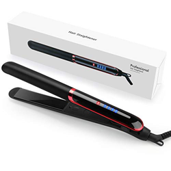 Plancha y Rizador de Pelo Profesional 2 en 1, con LED Pantalla Digital de Temperatura Ajustable, Tecnología de Calentamiento de Cerámica para Todo Tip características