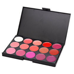 Pure Vie® 15 Colores Brillo de Labios Paleta de Maquillaje Cosmética - Perfecto para Sso Profesional y Diario en oferta