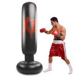 Saco de boxeo de pie para niños y adultos, 160 cm, saco de boxeo de pie, saco de boxeo hinchable, columna de boxeo para niños y adultos, para practica características