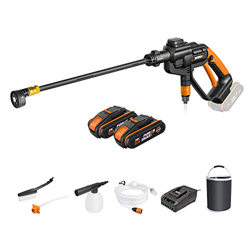 WORX Hydroshot WG620E.4 - Limpiador de alta presión portátil (20 V, 2,0 Ah, Powershare, boquilla larga, manguera de 6 m, batería y cargador de casquil precio