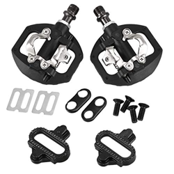 Rfvtgb Pedal de Bicicleta MTB Bike Autobloqueo SPD Pedal Adaptador de Plataforma de Pedal Sin Clip para Shimano Spd Looking Keo System en oferta