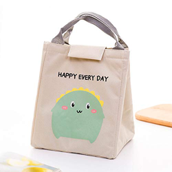 JKK Bolsa De Almuerzo Impermeable Bolsa De Almuerzo Bolsa De Aislamiento De Dibujos Animados Bolsa De Hielo Creativa 23 * 20 * 17cm Pequeño Monstruo características