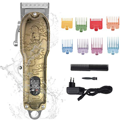 Anself Cortapelos Hombre, Maquinilla Cortar Pelo Profesional, Pantalla LED, Cortapelos Impermeable, para Uso Doméstico y Salón de Peluquería, con 8 Pe en oferta