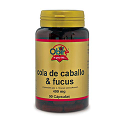 Cola de caballo + Fucus 400 mg. 90 capsulas características